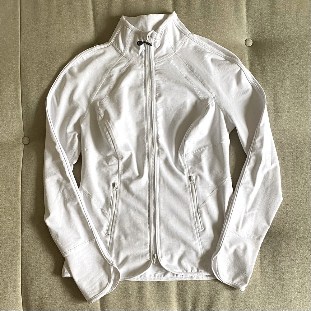 Zella White Track Jacket